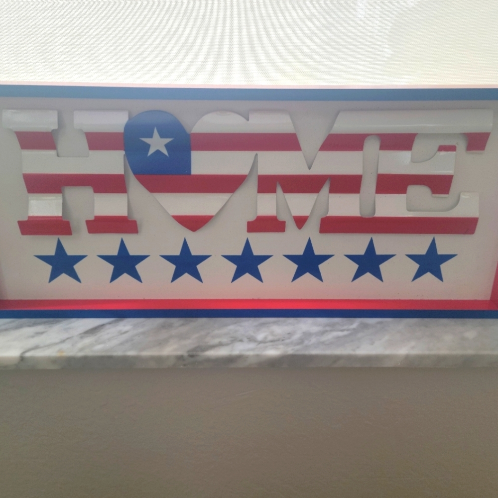 Home patriotic accent new